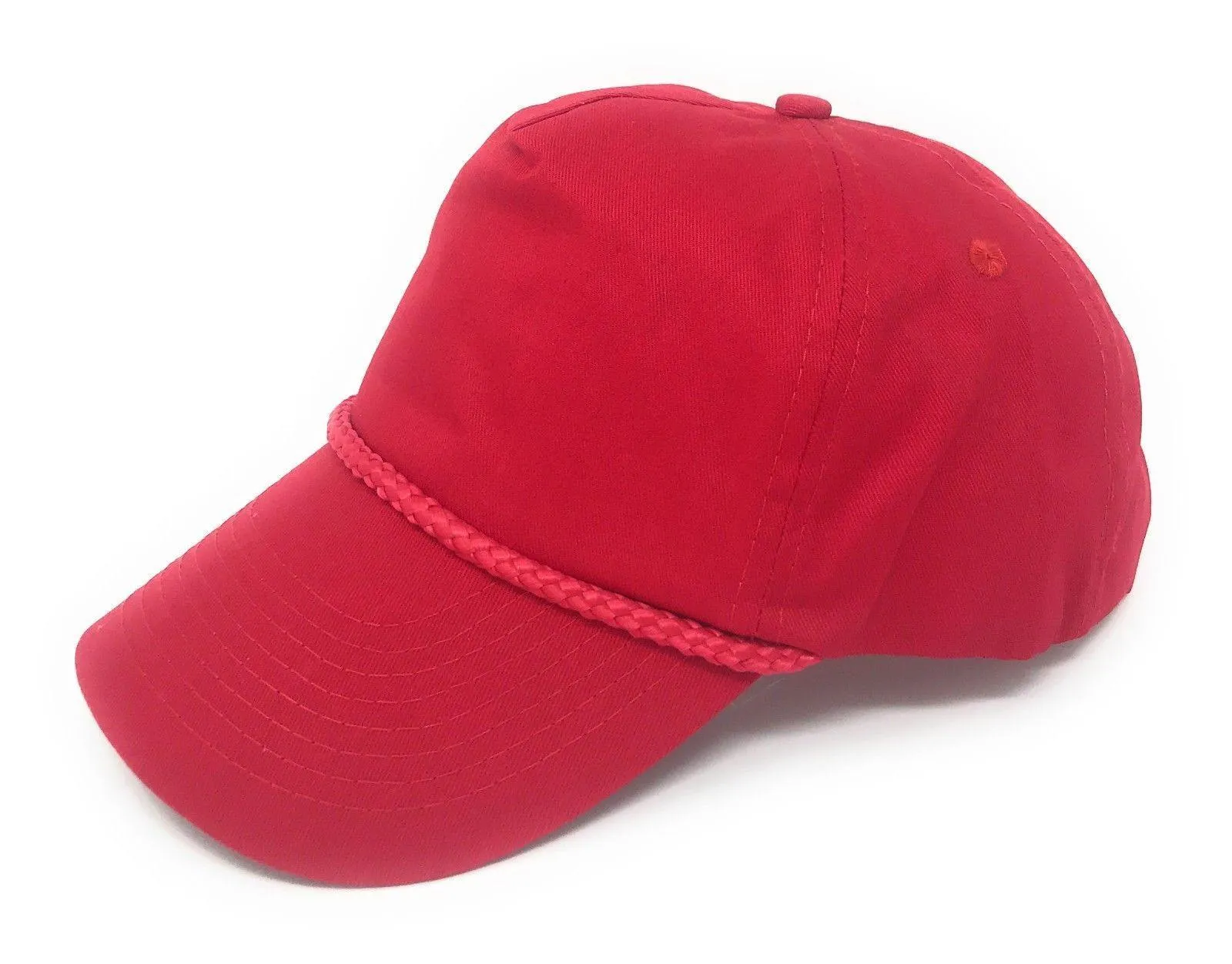 Boys Girls Kids Youth Size Cotton Twill 5 Panel Baseball Hats Caps