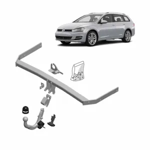 Brink European Style Towbar & Direct Fit Wiring for Volkswagen Golf (04/2013 - 03/2017)