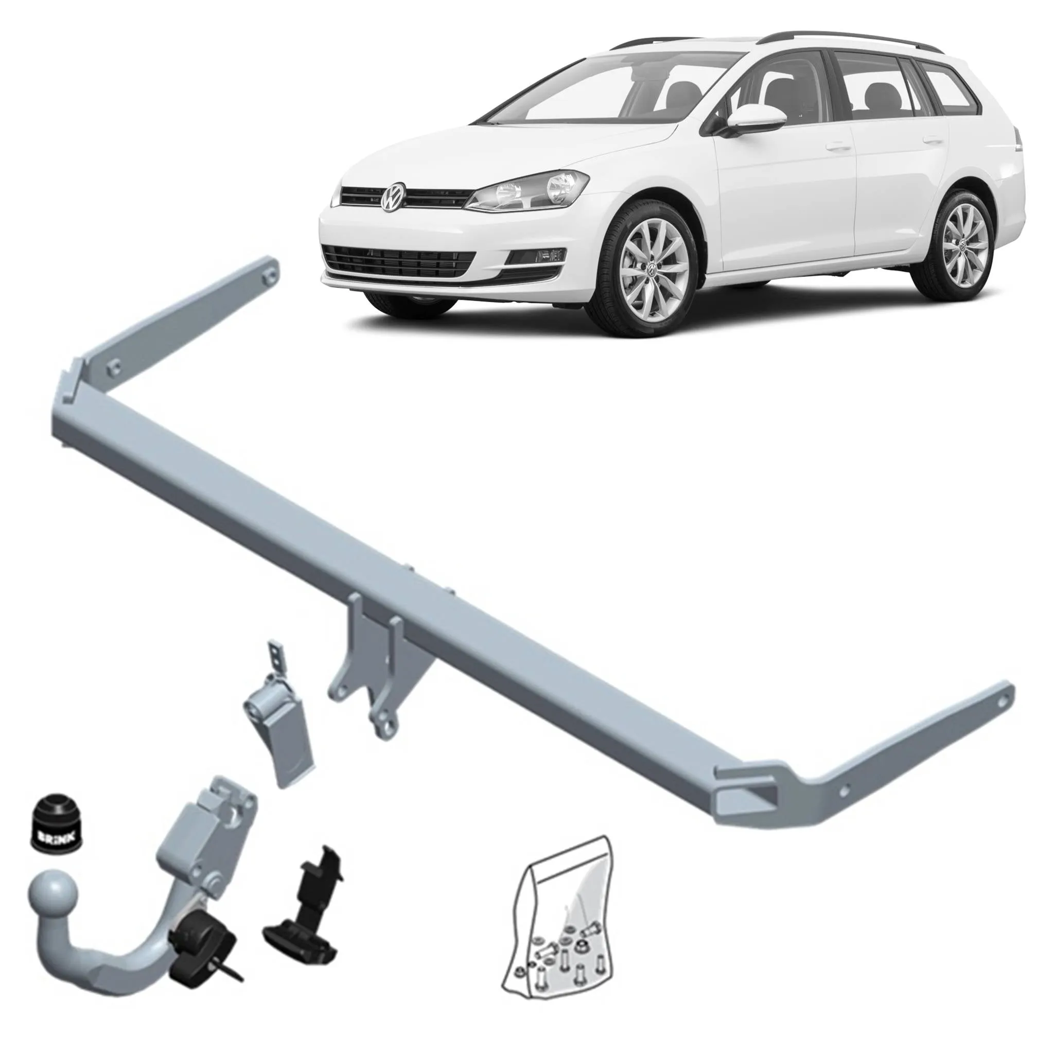 Brink Towbar for Volkswagen Golf (01/2012 - on)