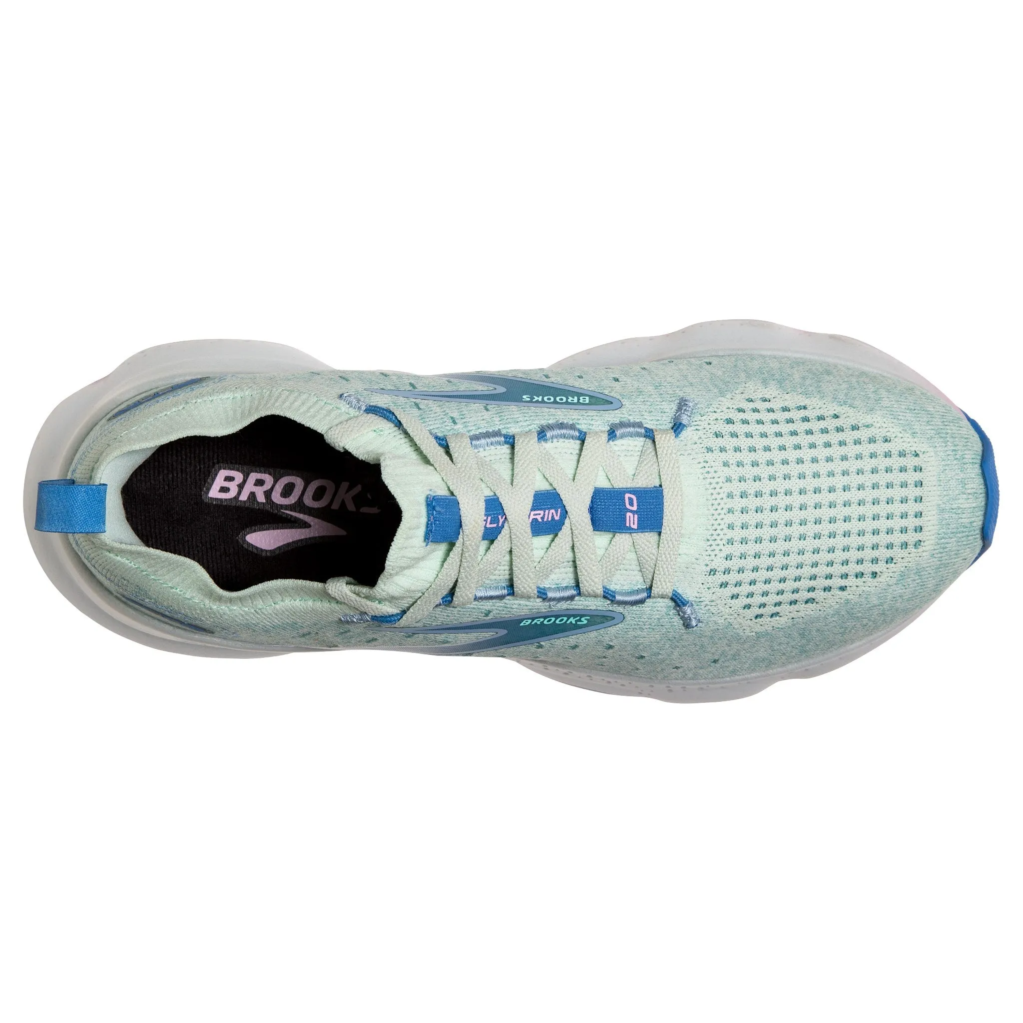 Brooks Glycerin StealthFit 20 Blue Glass Marina Women's