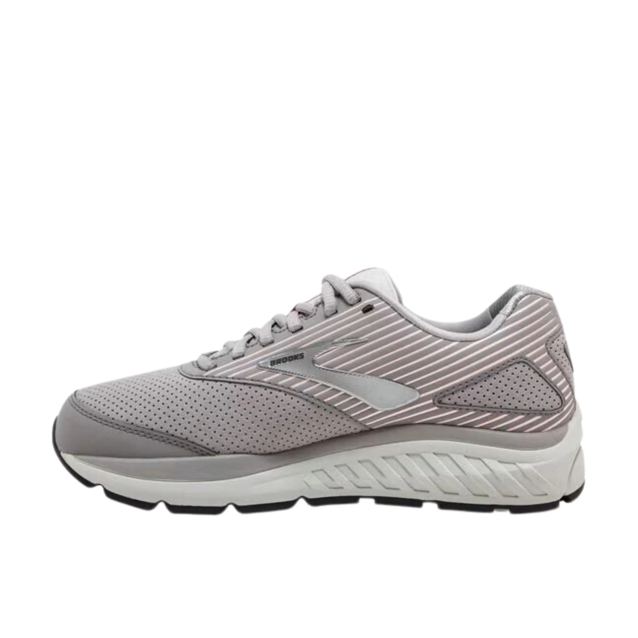 Brooks Women's Addiction Walker Suede Walking Shoes - Alloy/Oyster/Peach