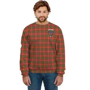 Bruce Modern Tartan Sweatshirt with Family Crest