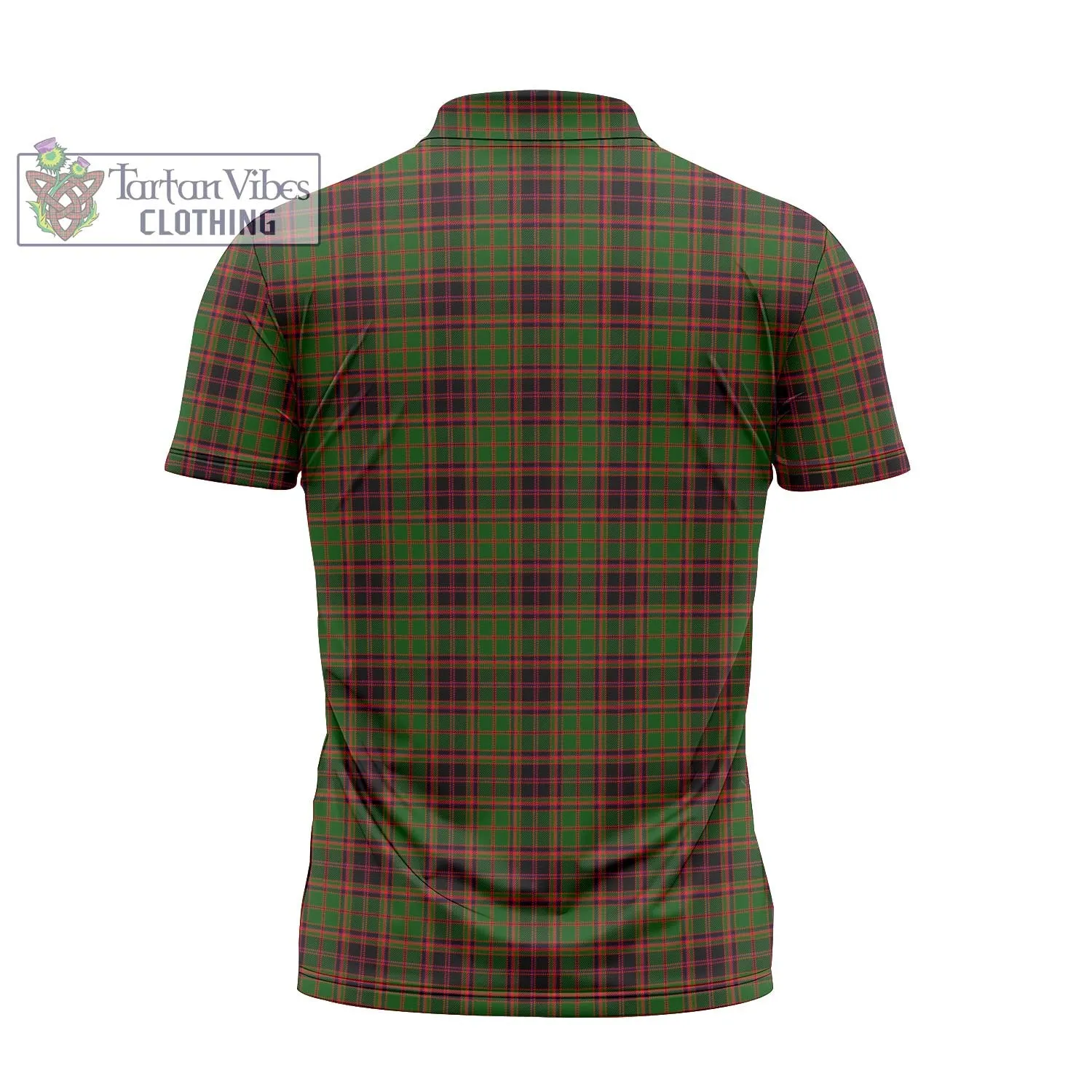 Buchan Tartan Zipper Polo Shirt