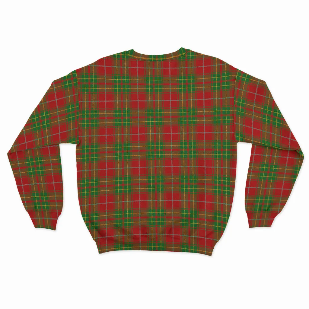 Burnett Tartan Sweatshirt with Family Crest