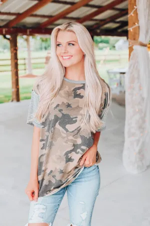 Camo Kinda Girl Top