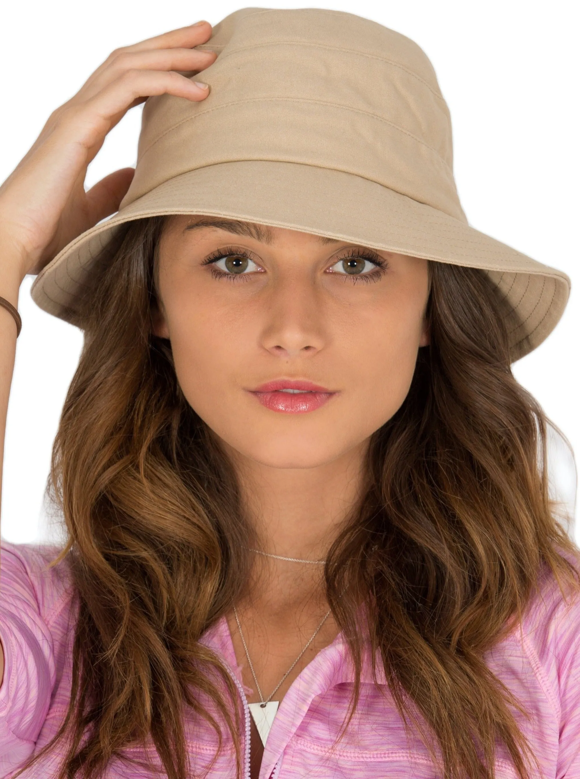 Cancer Council Ladies Golf Hat - Beige