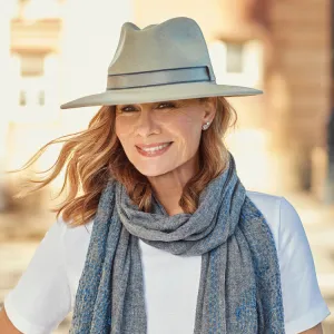 Canopy Bay by Deborah Hutton Croydon Felt Fedora - Stone