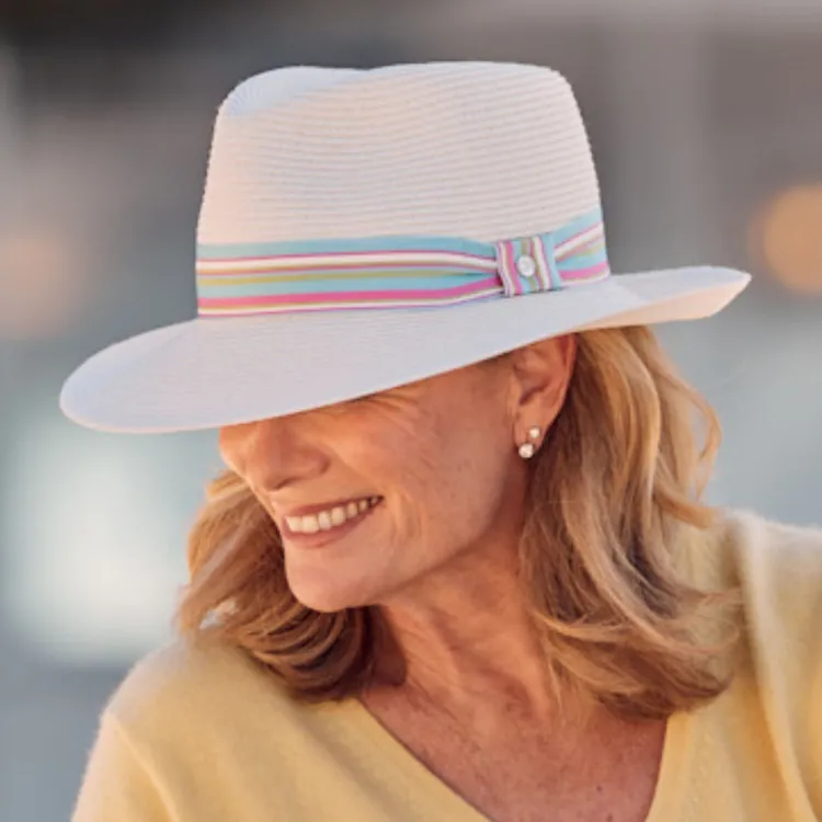 Canopy Bay by Deborah Hutton Peregian Fedora - Ivory