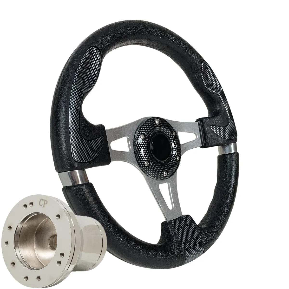 Carbon Fiber GTA1 Golf Cart Steering Wheel