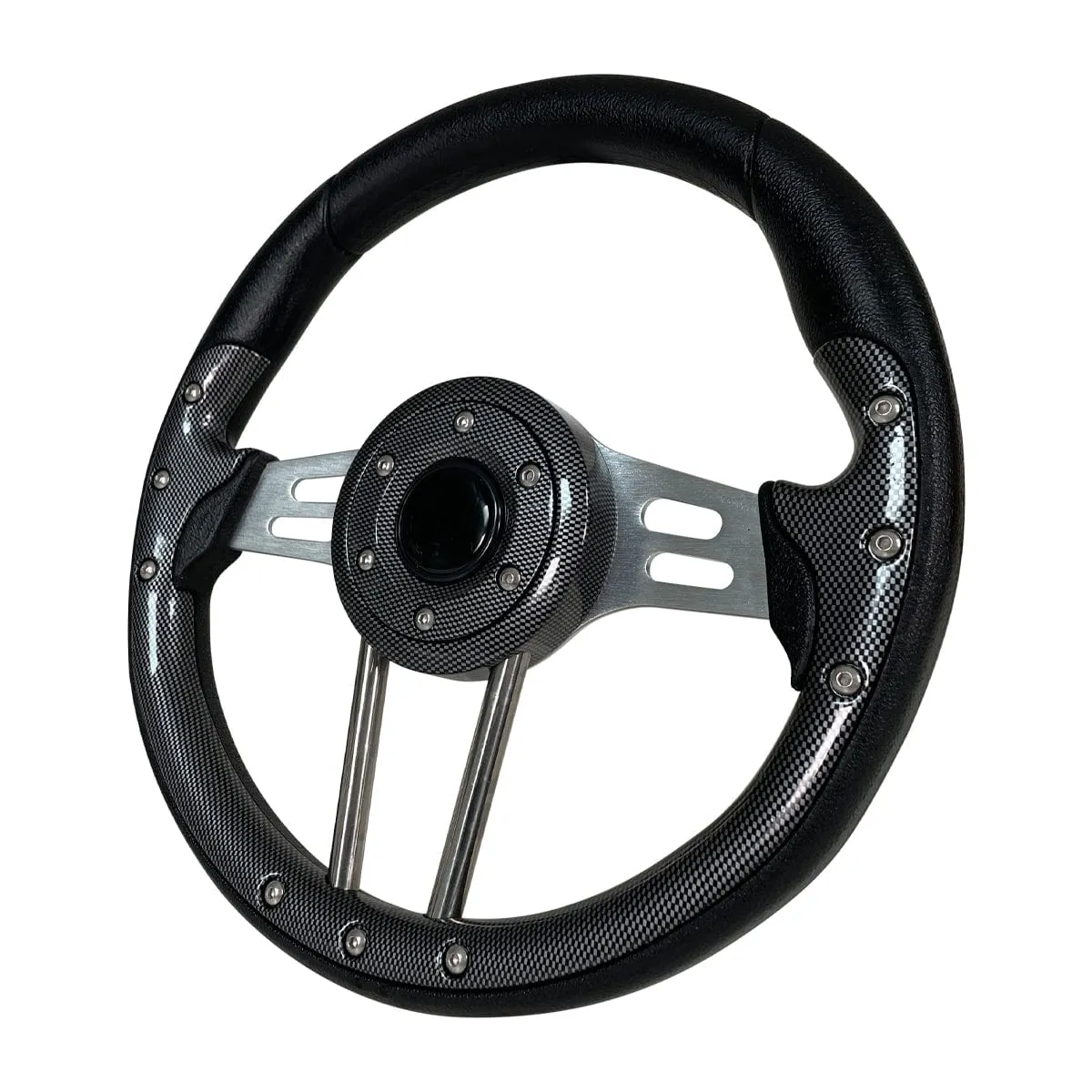 Carbon Fiber GTA3 Golf Cart Steering Wheel