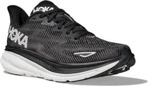 Clifton 9 Hoka Sneakers, Black/White