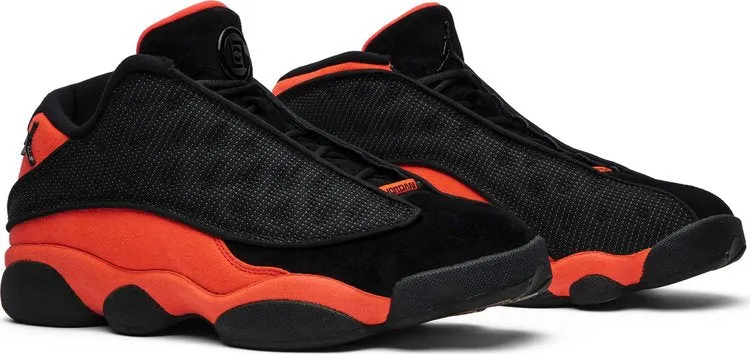 CLOT x Air Jordan 13 Retro Low Infra-Bred Sneakers, Black