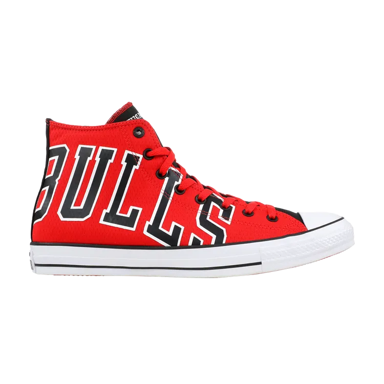 Converse Chuck Taylor All Star Hi 'Chicago Bulls' Sneakers, Red