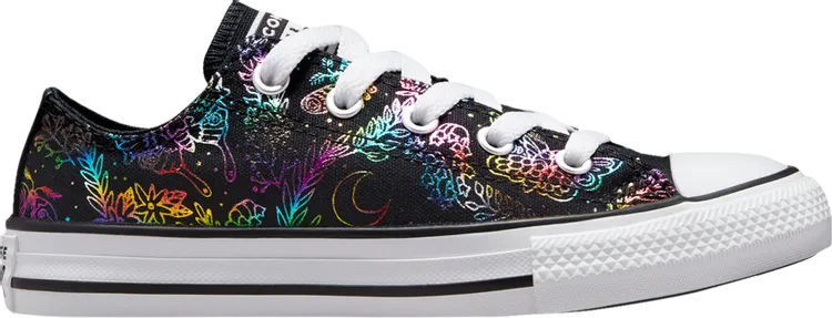 Converse Chuck Taylor All Star Low PS Butterfly Shine sneakers, black