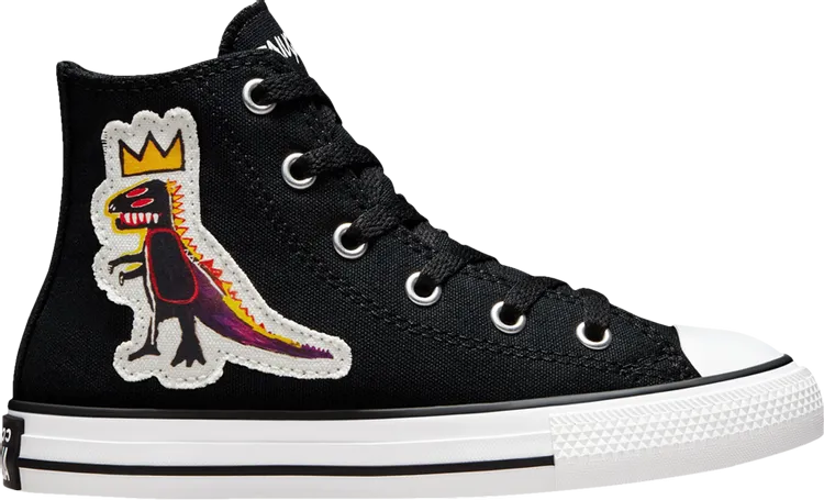 Converse Jean-Michel Basquiat x Chuck Taylor All Star High PS Pez Dispenser sneakers, black