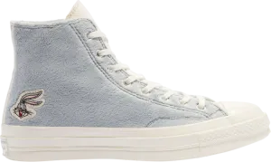 Converse Looney Tunes x Chuck 70 High 80th Anniversary Sneakers - Faux Fur, Gray