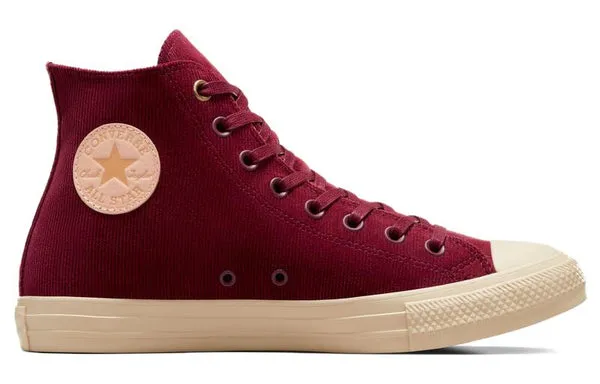 Converse Wonka x Chuck Taylor All Star Corduroy 'Deep Bordeaux' Sneakers, deep bordeaux/nomad khaki