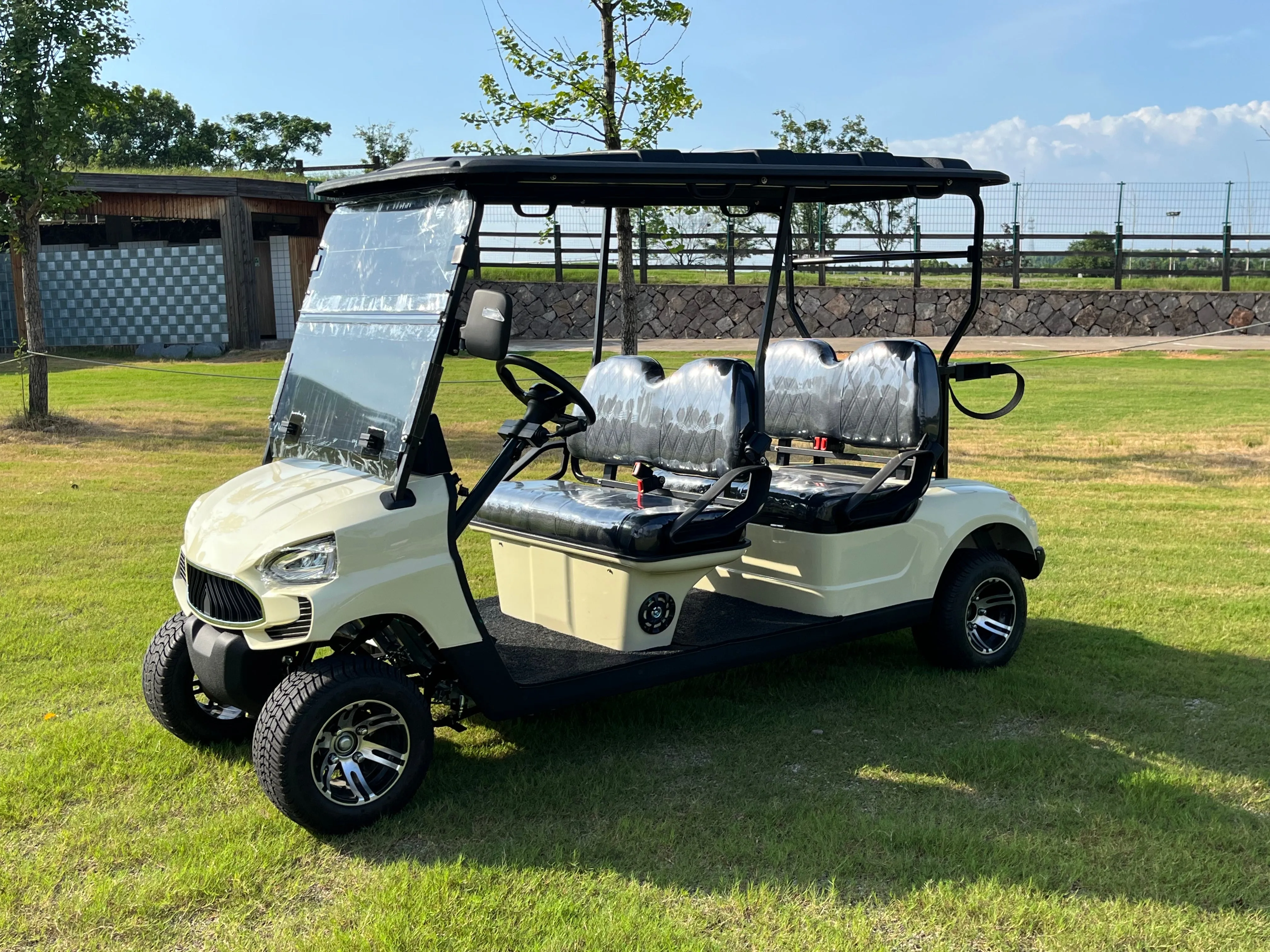 COOLBABY TXV40 A Durable 48V 4 Passenger Golf Cart Ideal for Adult 4-Seater Buggy Rides