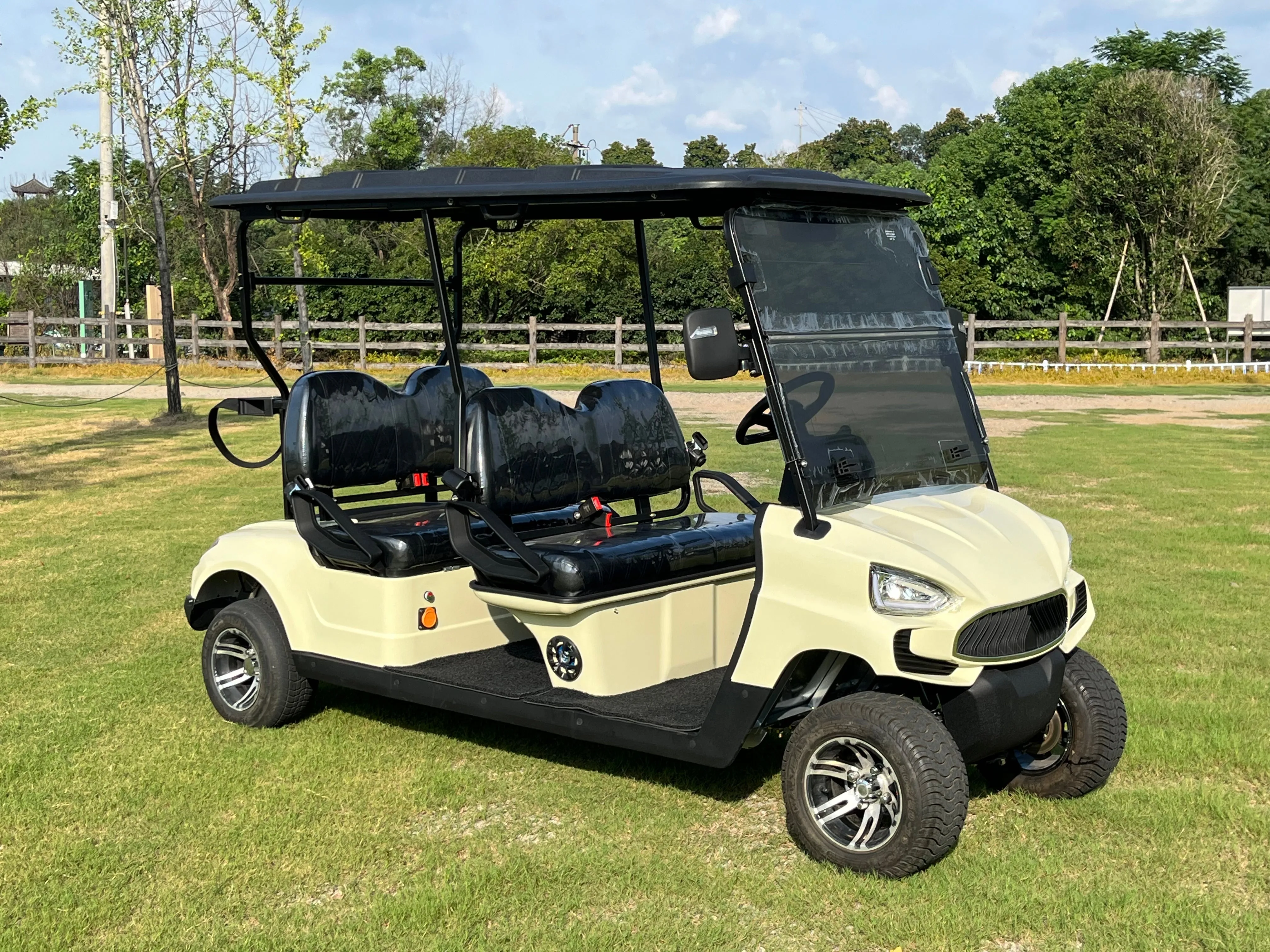 COOLBABY TXV40 A Durable 48V 4 Passenger Golf Cart Ideal for Adult 4-Seater Buggy Rides