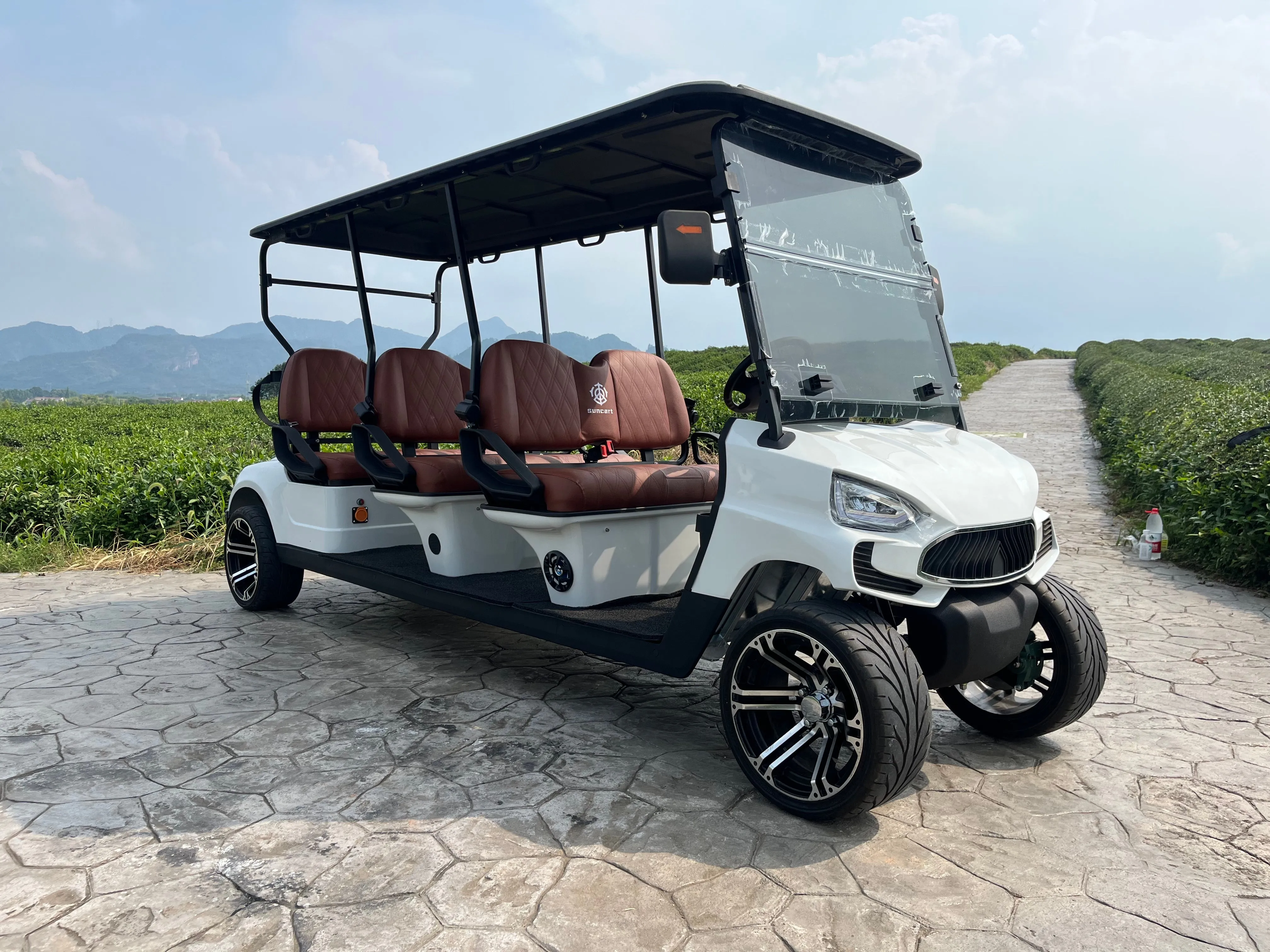 COOLBABY TXV44 Unleash Luxury and Power with 6 Passenger Golf Cart for Supreme Performance