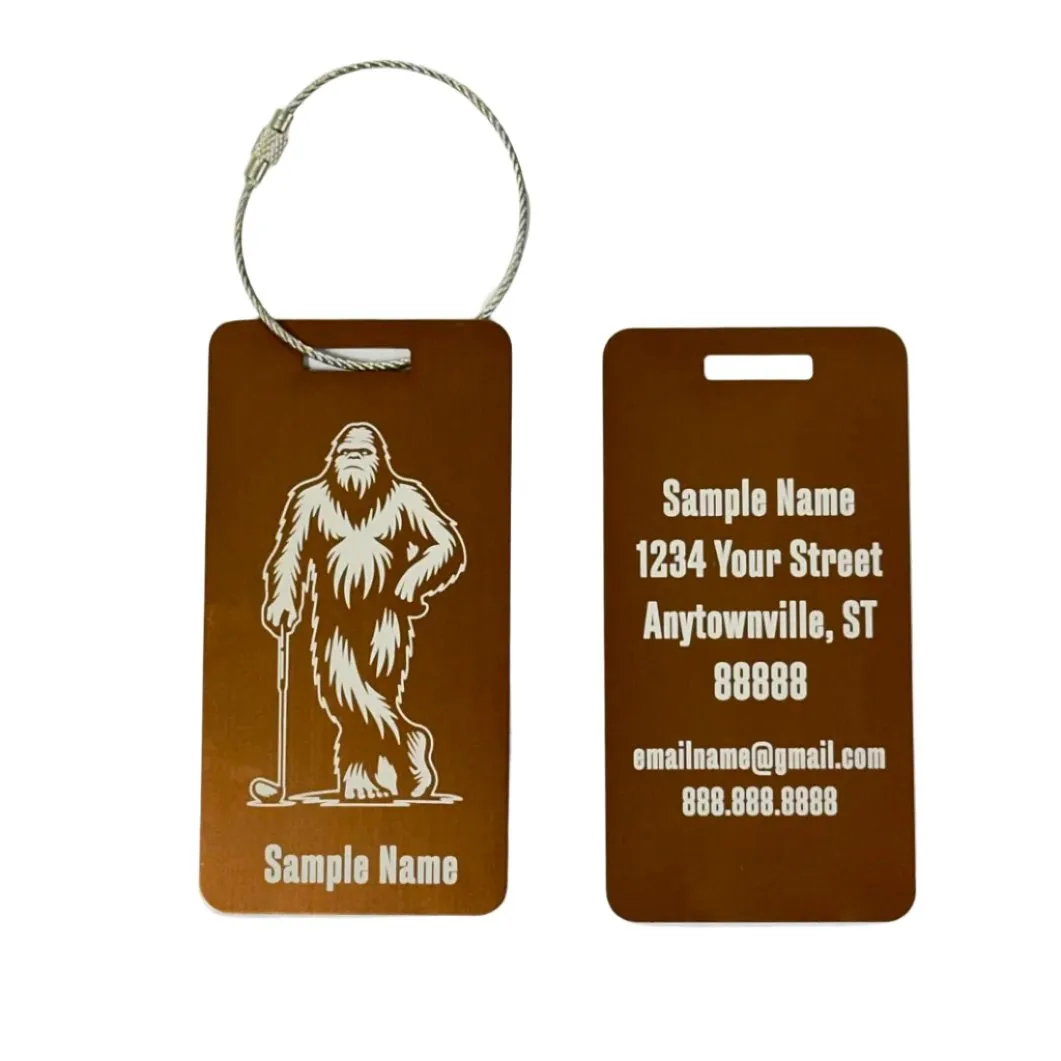 Custom Golf Bag Tag - Metal