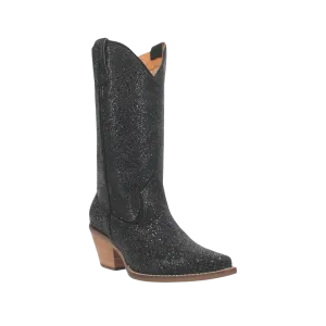 Dan Post Women's Dingo Silver Dollar Rhinestone Black Boot