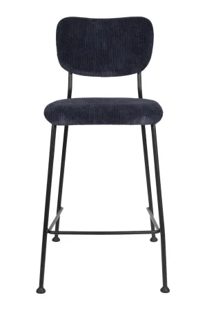 Dark Blue Counter Stools (2) | Zuiver Benson