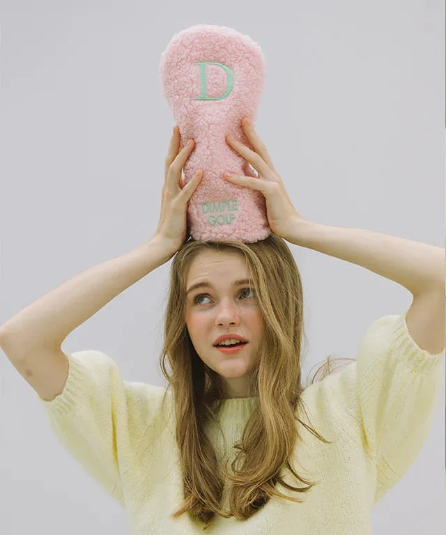 DM Shearling Driver Headcover Pink