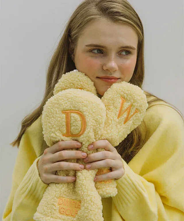 DM Shearling Driver Headcover Yellow