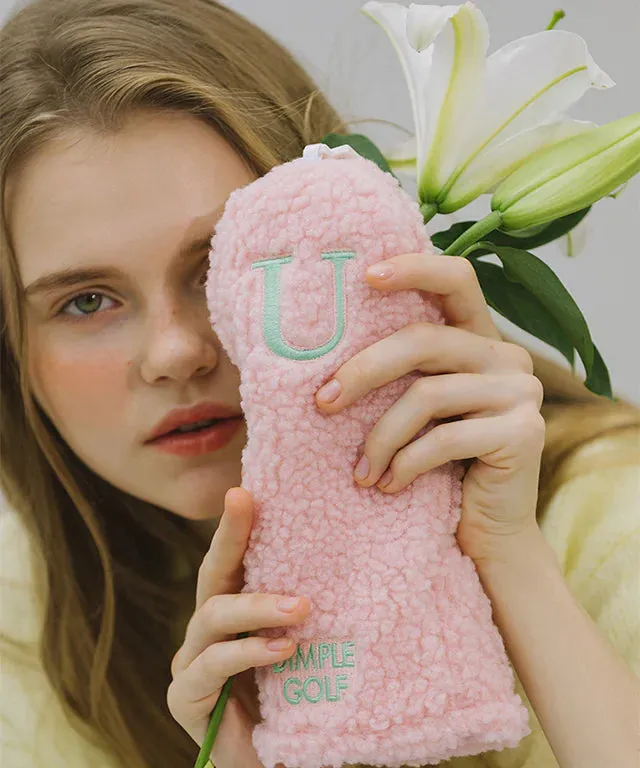 DM Shearling Utility Headcover Pink