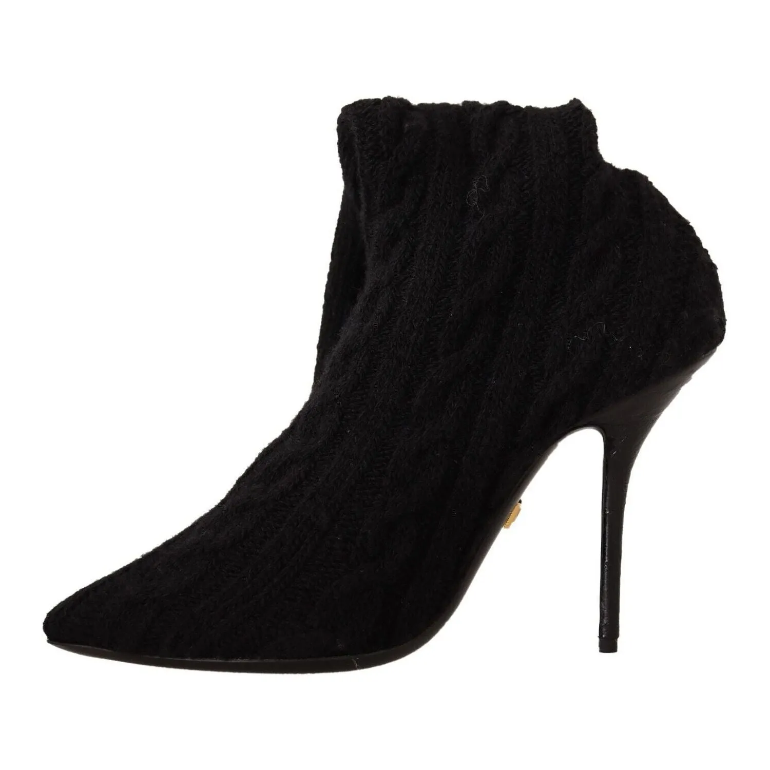 Dolce & Gabbana Elegant Stretch Sock Boots in Black