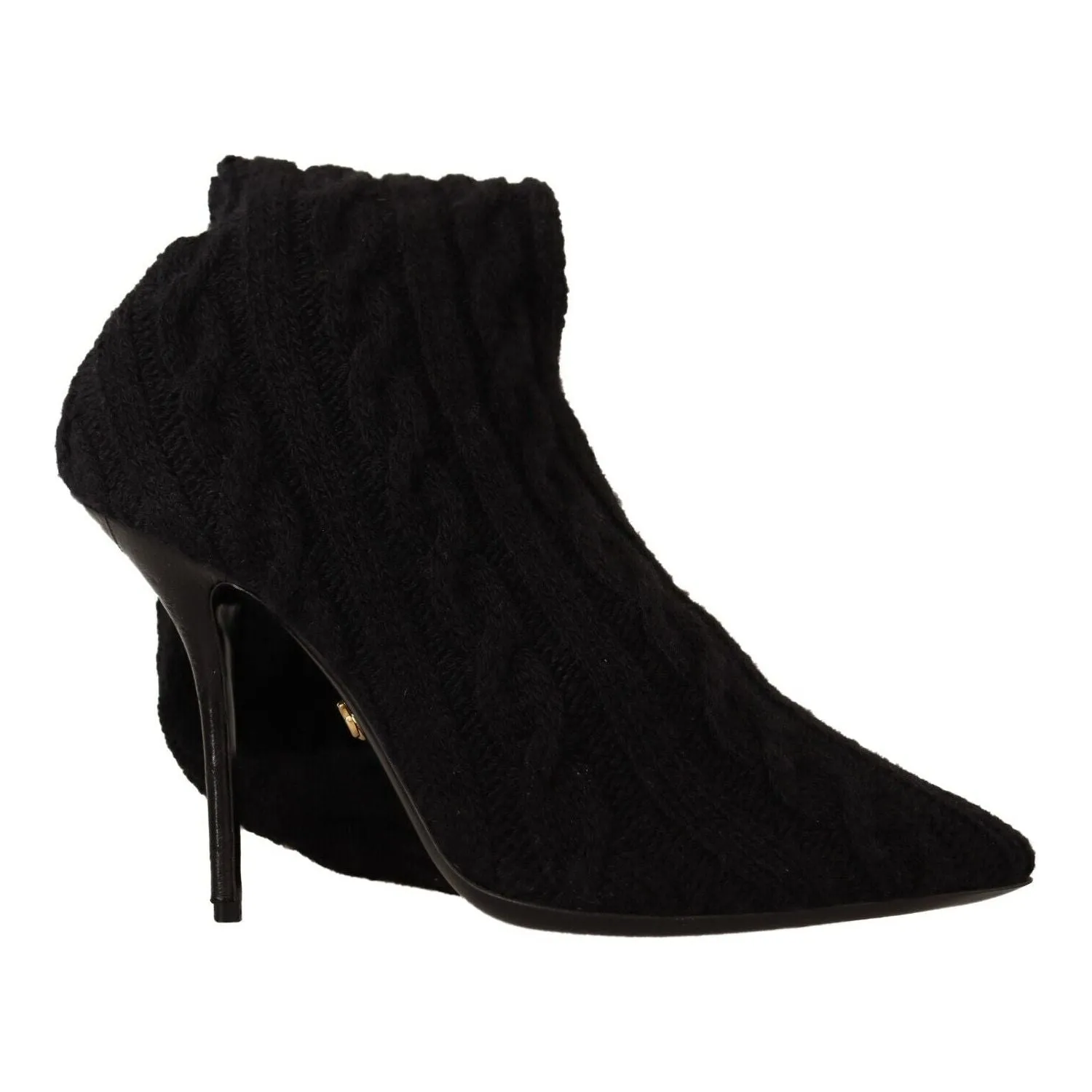 Dolce & Gabbana Elegant Stretch Sock Boots in Black