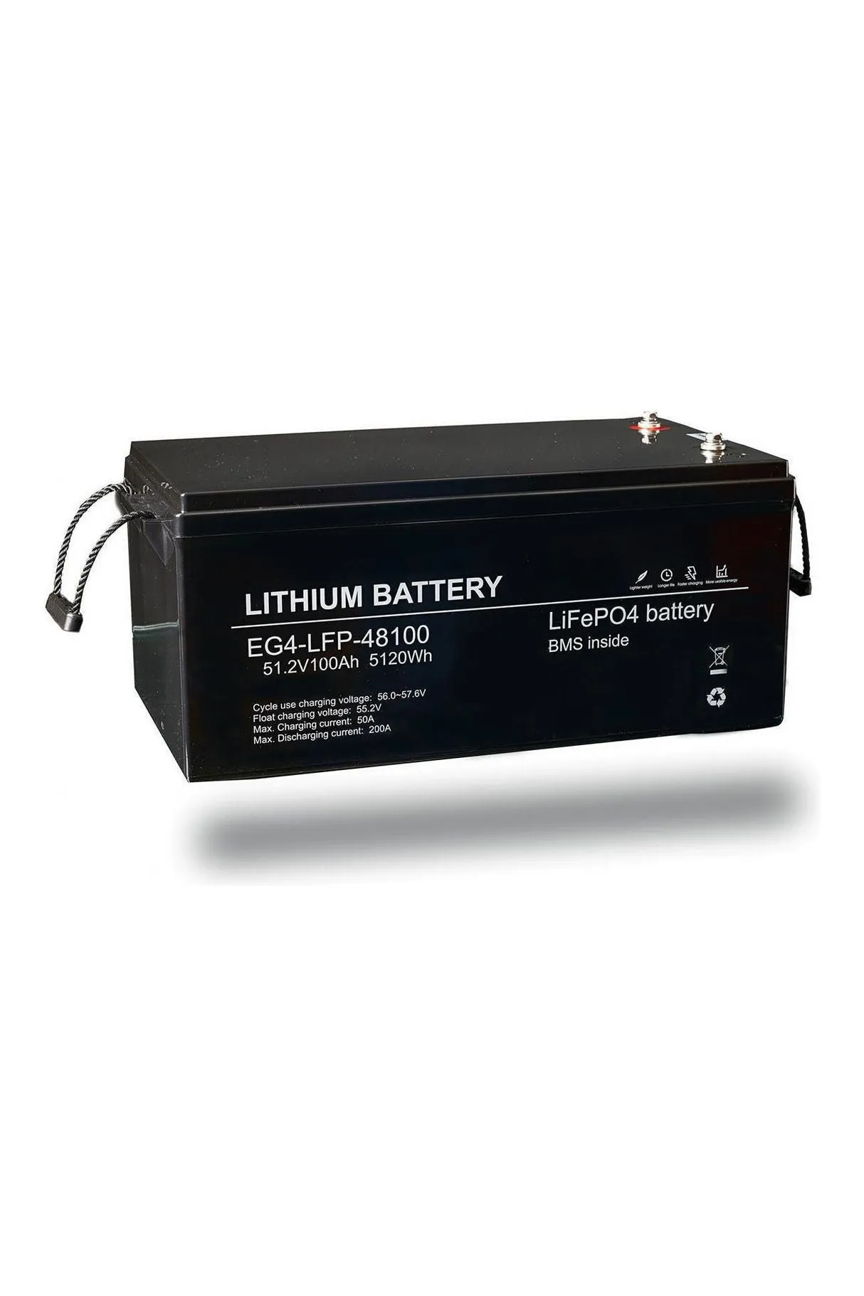 EG4 | WP Waterproof Lithium Battery | 48V 100AH | Bluetooth | 200A Output