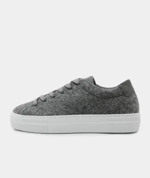 Ella - Grey Melange Wool