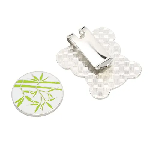 EXCLUZO Magnetic Golf Hat Clip, Golf Ball Marker Stable Detachable Unique for Wearing for Training(#1)