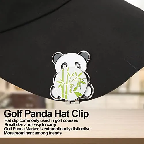 EXCLUZO Magnetic Golf Hat Clip, Golf Ball Marker Stable Detachable Unique for Wearing for Training(#1)