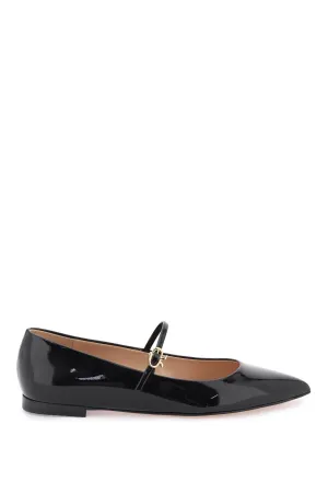 Gianvito rossi 'ribbon jane' ballerina flats