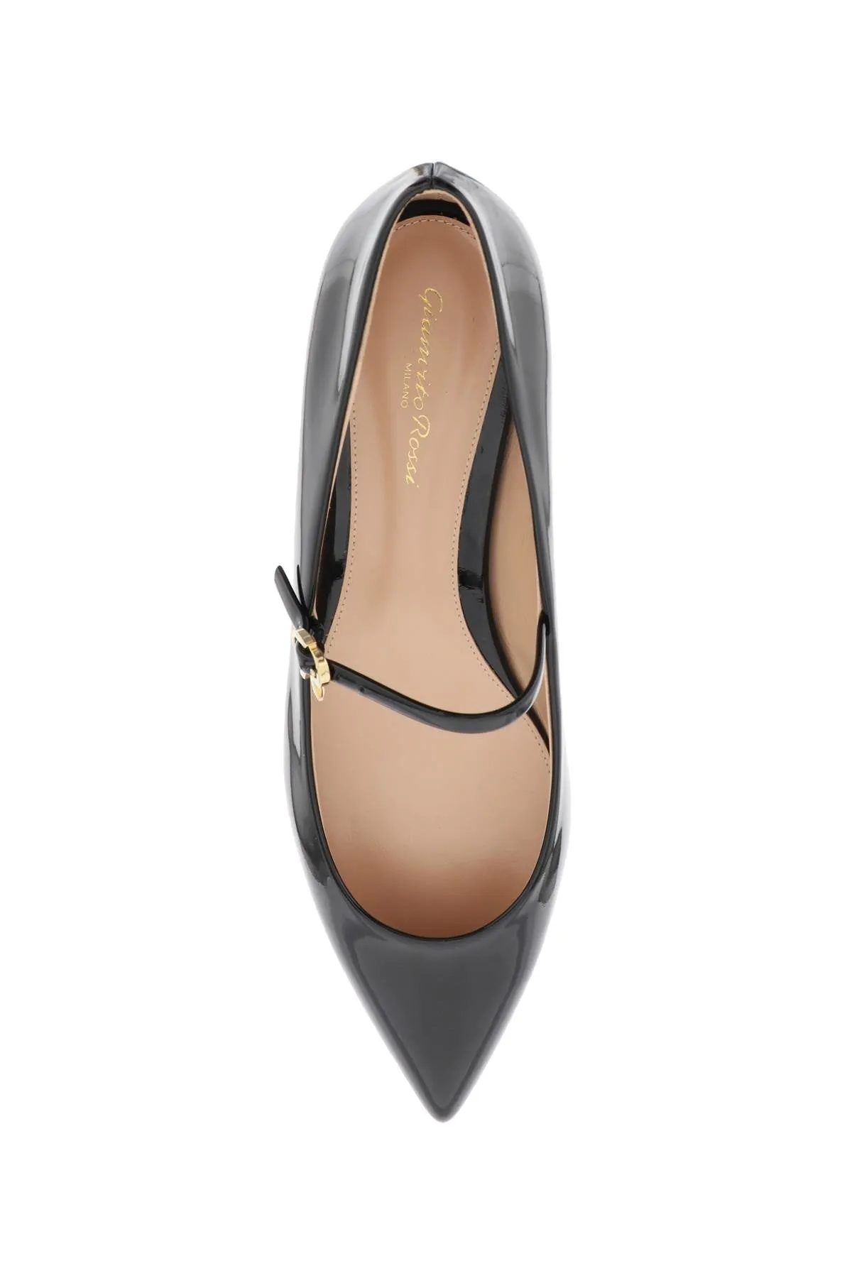 Gianvito rossi 'ribbon jane' ballerina flats