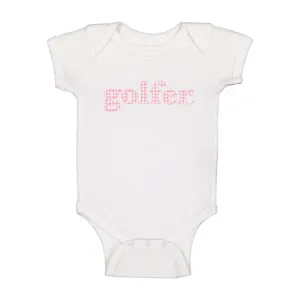 Gingham "Golfer" Onezee (Pink Print)