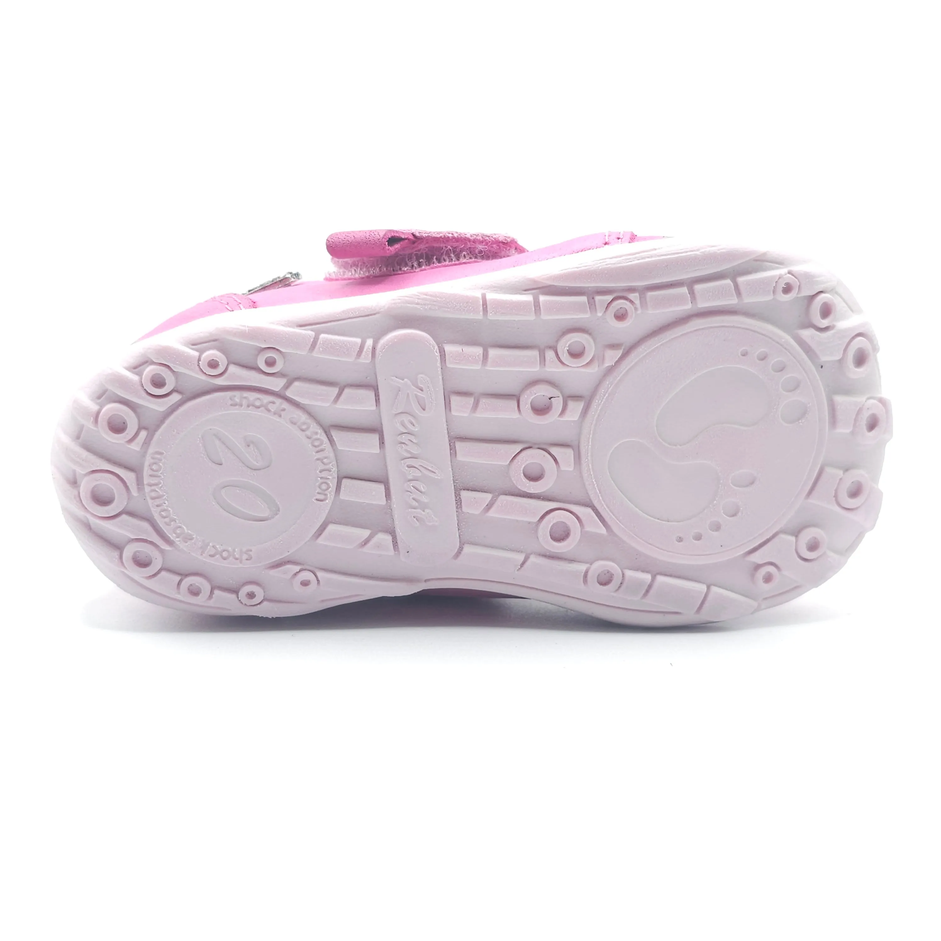 Girls Velcro Shoe In Pink