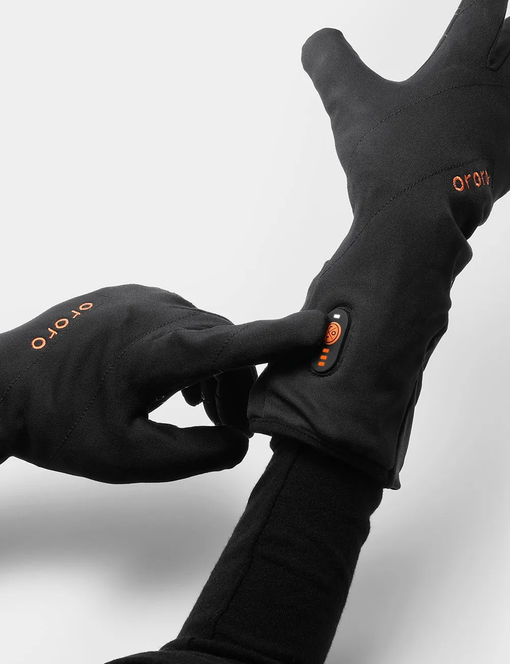 Glasgow Heated Liner Gloves - Black