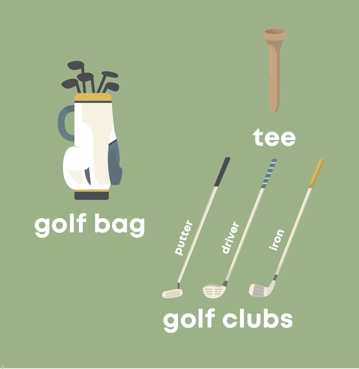 Golf Baby Book- Set of 5