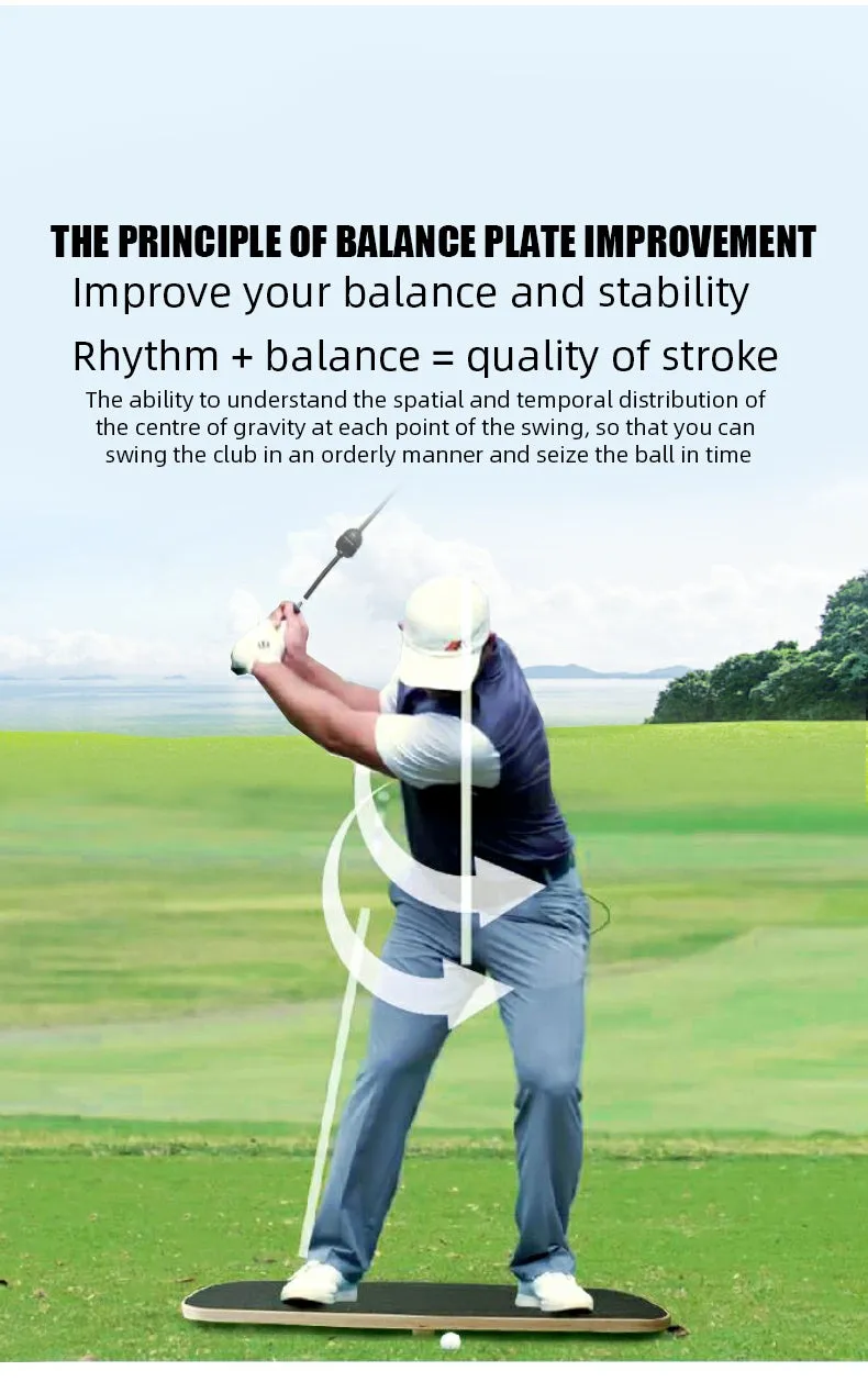 Golf Swing Centre Pressure Plate Position Correction