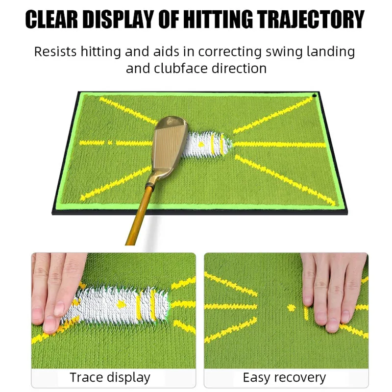 Golf Swing Divot Board Training Aid Path Feedback Mat