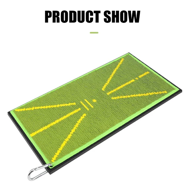 Golf Swing Divot Board Training Aid Path Feedback Mat