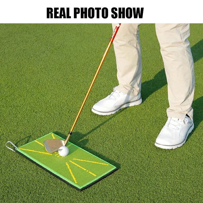 Golf Swing Divot Board Training Aid Path Feedback Mat