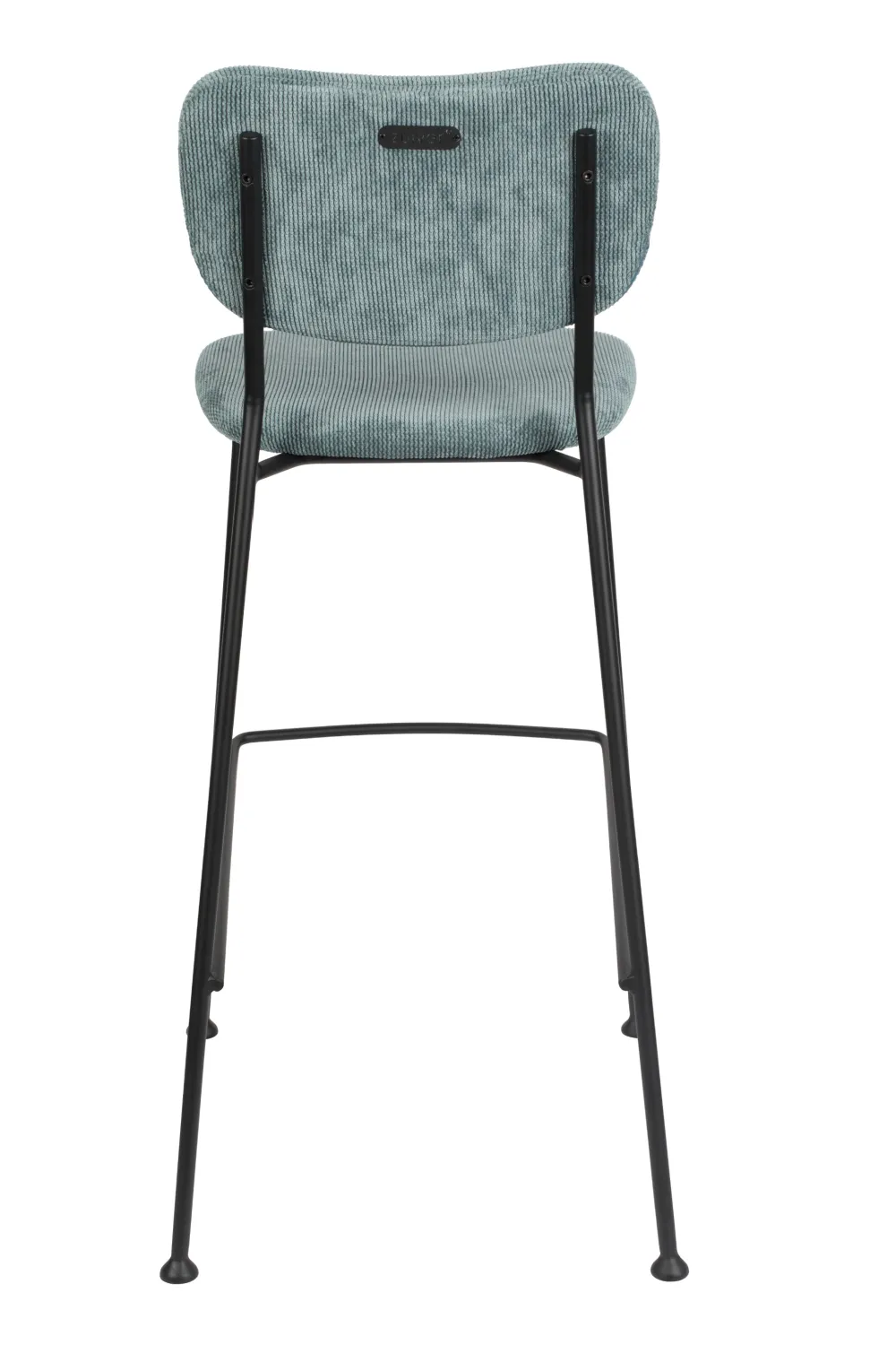 Gray Blue Upholstered Barstools (2) | Zuiver Benson