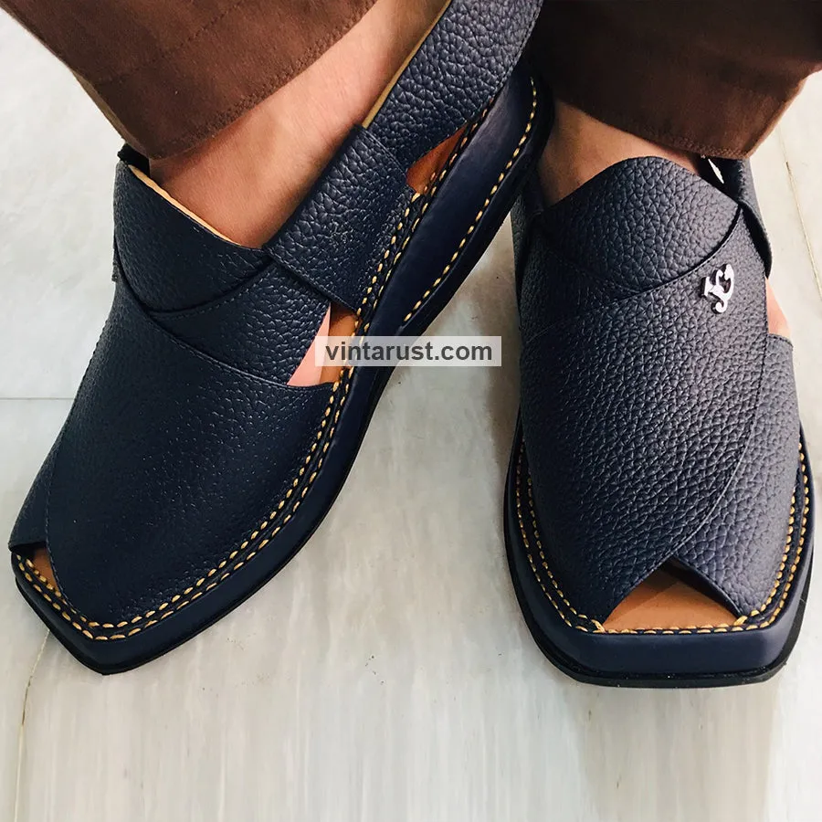 Handmade Pure Leather Made Peshawari Men's Chappal