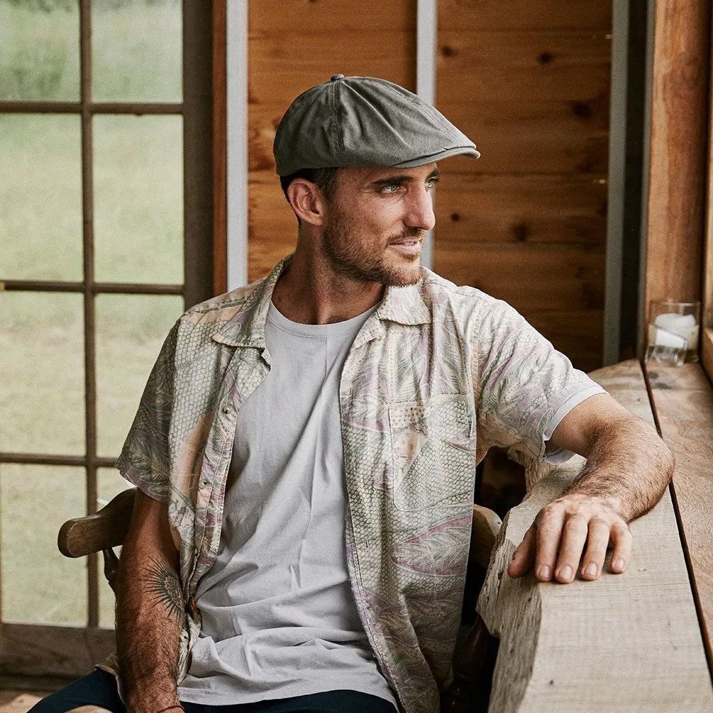 Henry Long-Bill Organic Cotton Newsboy Cap