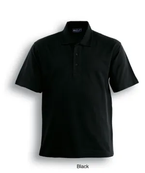 Huon Cotton Jersey Polo - Black